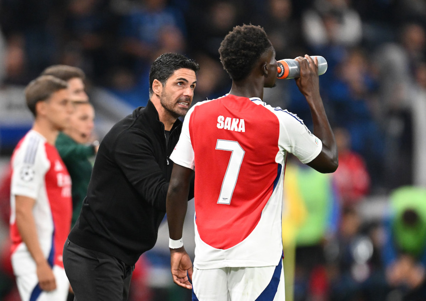 Bild till nyheten Arteta: Osäkert om Saka kan spela